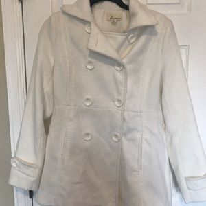 White Forever 21 Peacoat